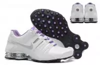 2019U nike shox current chaussures sport femme logo moins cher blanc pourpre